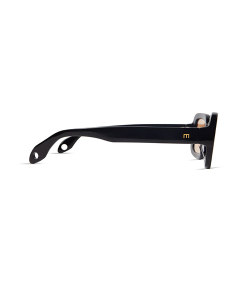 Lexi Sunglasses - Gloss Black w/ Brown Lens